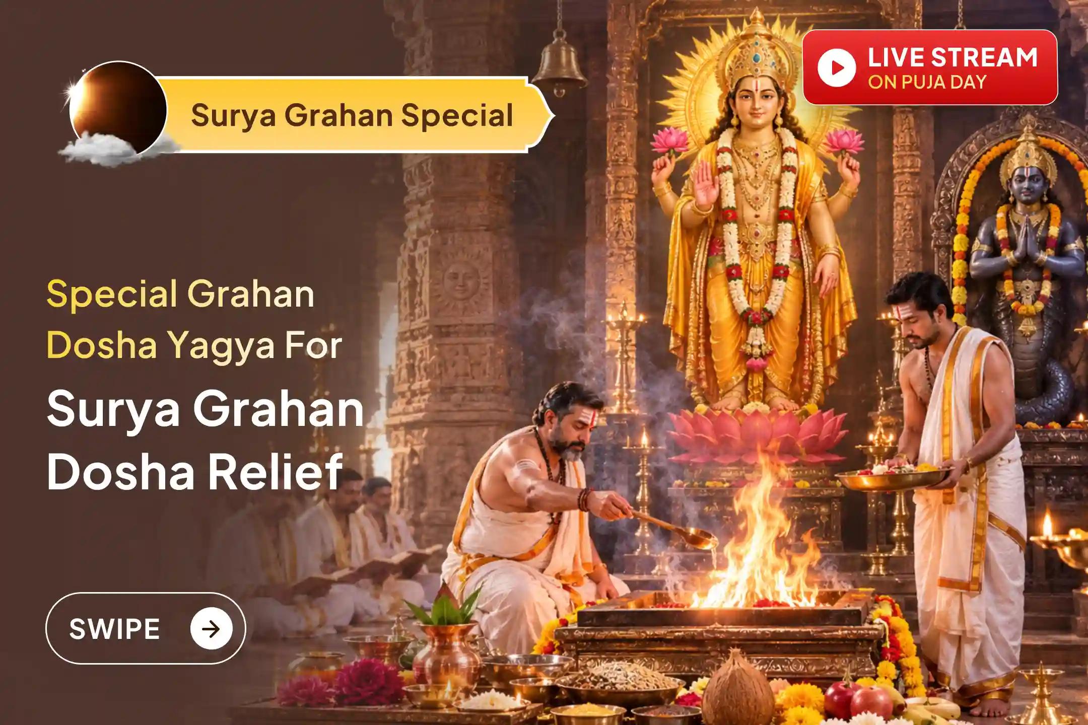 🪔 Seek Bhagwan Shri Surya Dev’s blessings through this sacred Yagya for protection, clarity, peace, and steady progress in life.