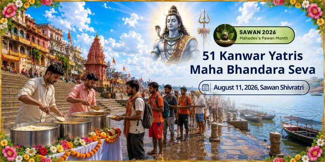 Sawan Shivratri 51 Kanwar Yatris Maha Bhandara Seva 