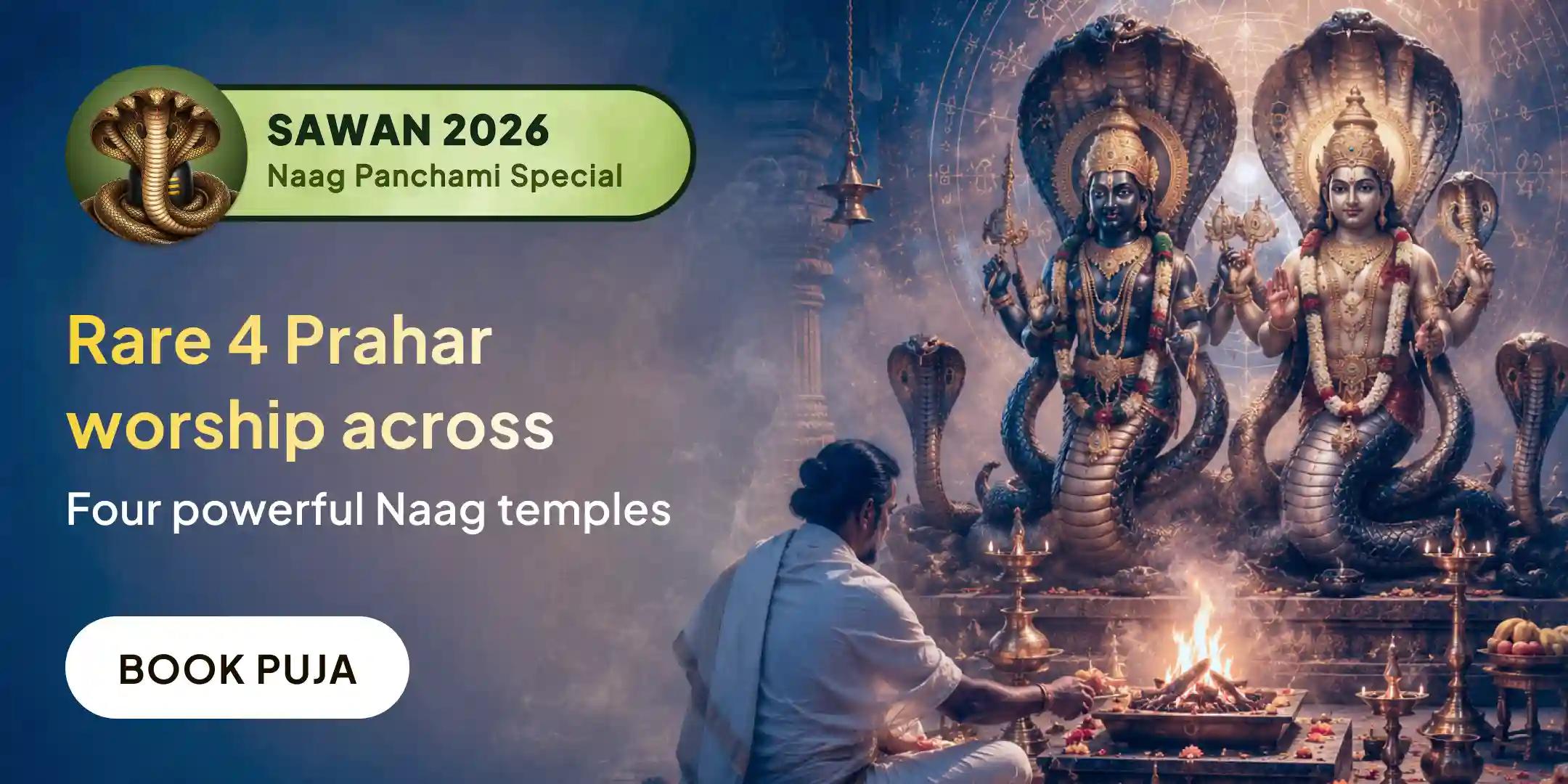 4 Powerful Naag Temple, 4 Mahayagya, 4 Lakh Rahu Ketu Beej Mantra Jaap, Kal Sarp Dosha Shanti Mahapuja