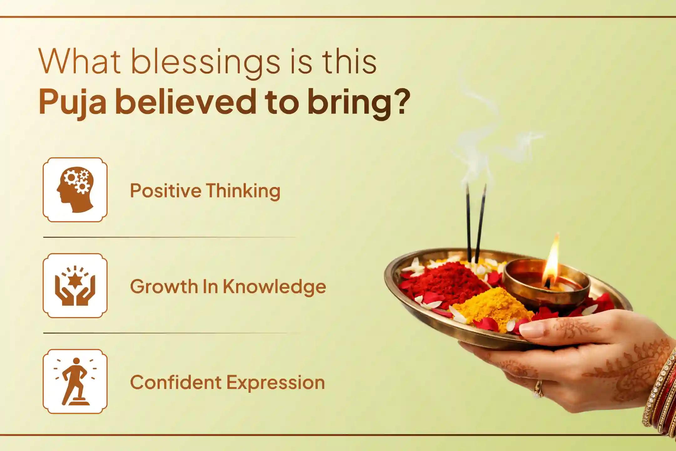 🎙️ Do you feel that even after having knowledge, the right words do not support you? Through this puja, receive the blessing of clear speech, sharp intellect, and impactful expression at every opportunity.