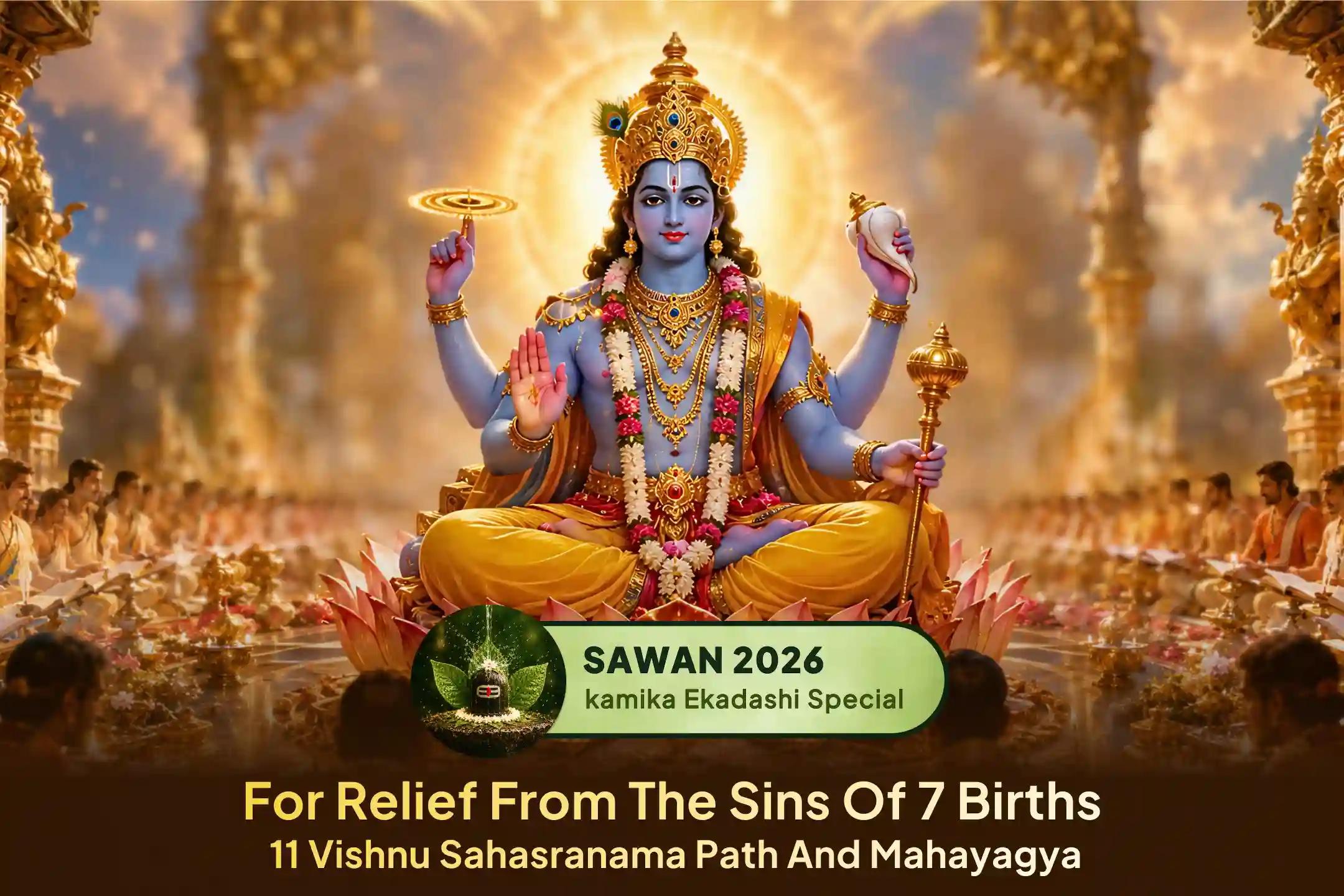 Seeking karmic relief from the sins of your previous 7 births? Join this special Ekadashi ritual and receive its divine benefits.