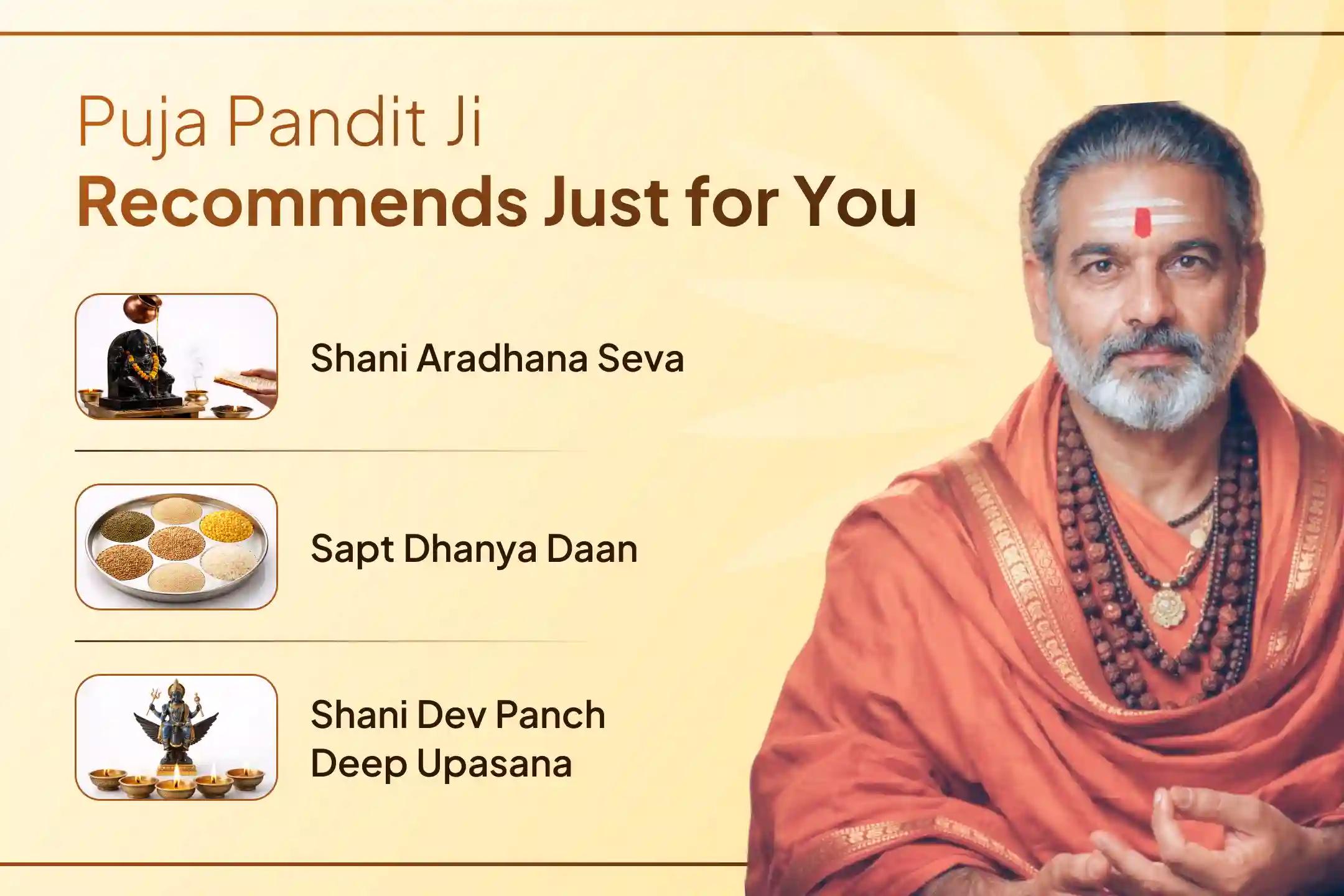 Are you constantly facing problems due to Shani Saade Saati or Mahadasha? Perform Shani Dev puja with the right rituals and receive relief through His blessings.
