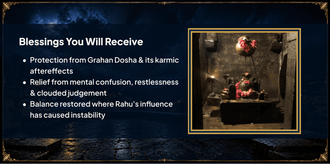 Sawan Surya Grahan Rahu Moolsthan Paithani Mandir Chadhava