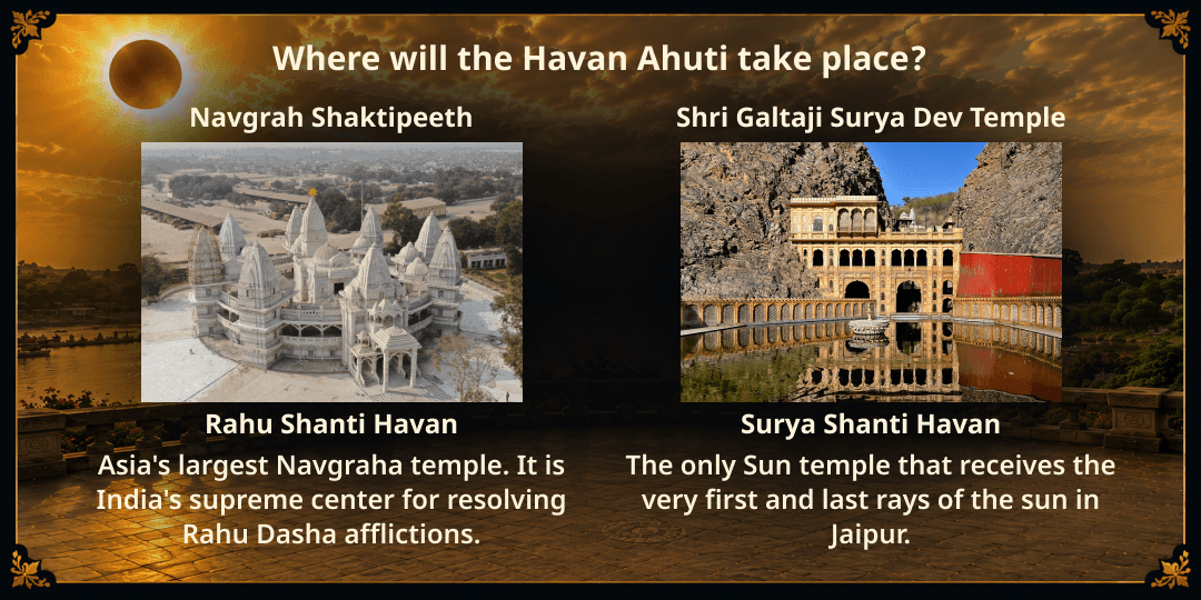 Sawan Surya Grahan-Amavasya Surya-Rahu Shanti Havan Ahuti