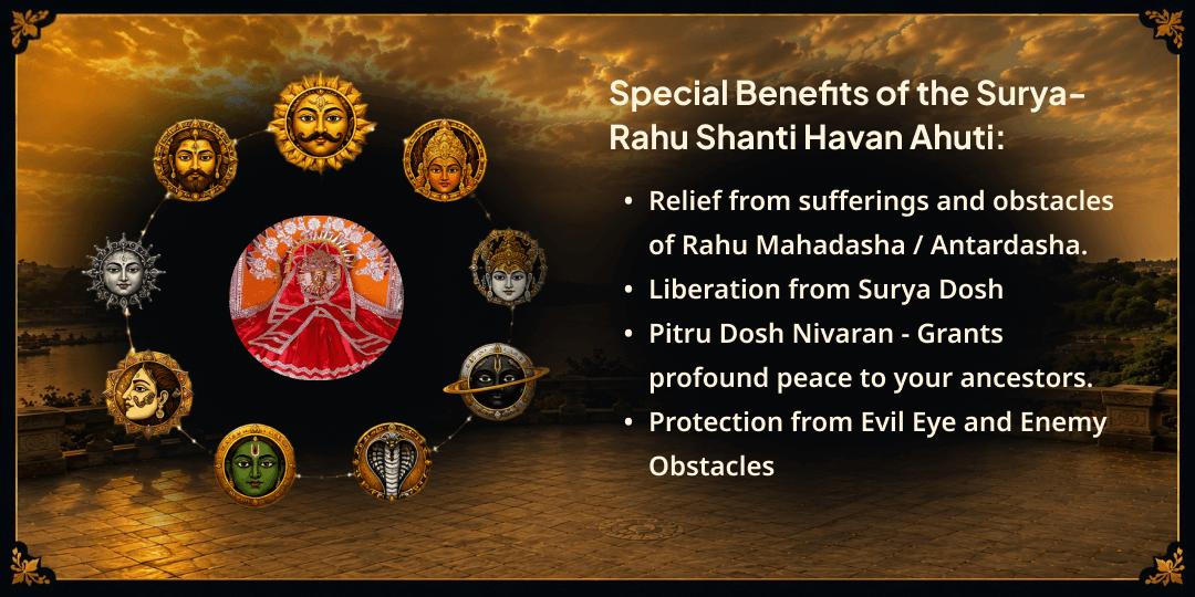 Sawan Surya Grahan-Amavasya Surya-Rahu Shanti Havan Ahuti