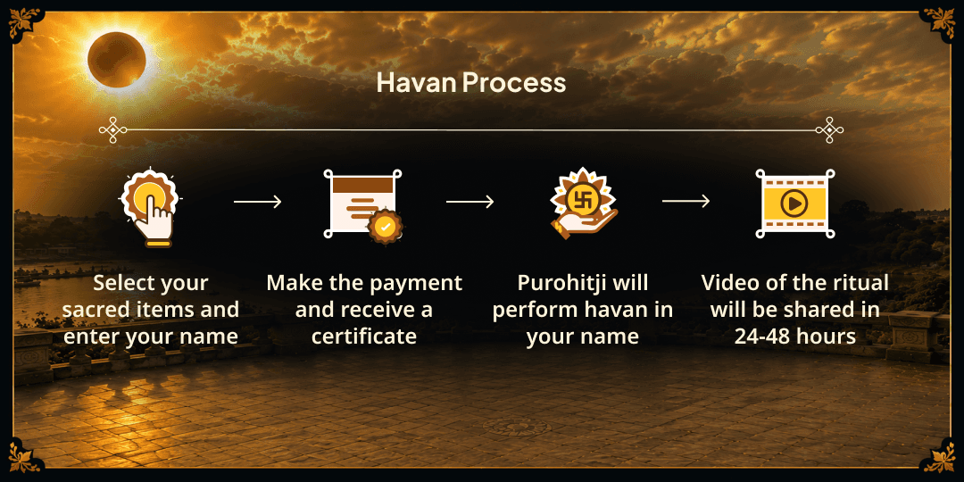 Sawan Surya Grahan-Amavasya Surya-Rahu Shanti Havan Ahuti