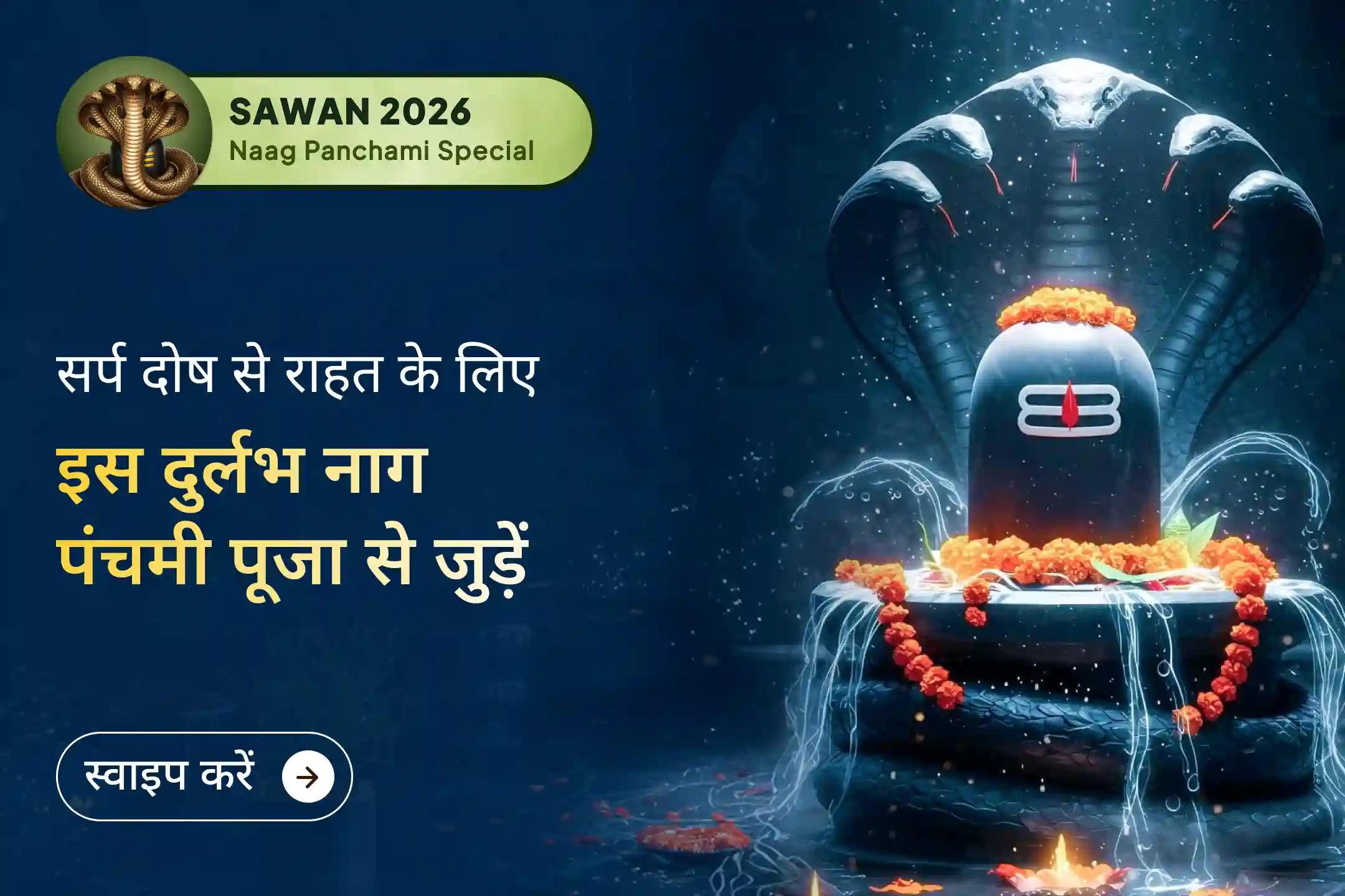 एक ही महापूजा से सभी नौ नाग देवताओं का संयुक्त आशीर्वाद पाएं। 
