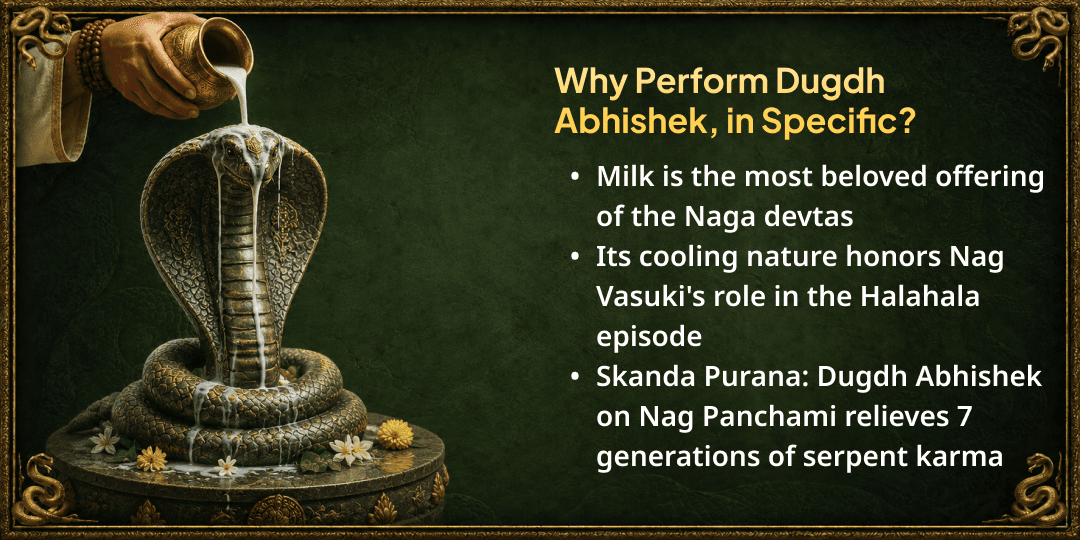 Nag Panchami Sarp Raj Nag Vasuki Dugdh Abhishek