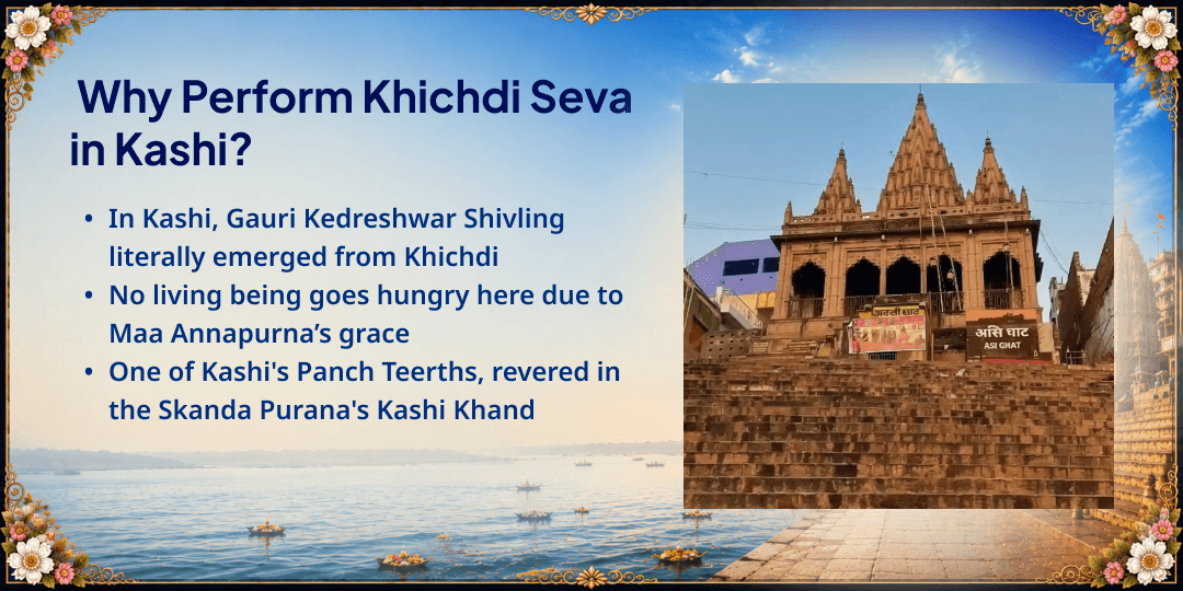 Shravan 15-Day 101KG Khichdi Seva Sankalp in Kashi