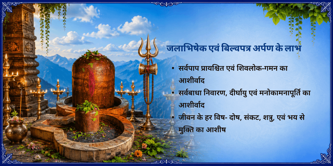 अंतिम सावन सोमवार नीलकंठ महादेव 101L गंगाजल अभिषेक एवं 1008 बिल्वपत्र अर्पण
