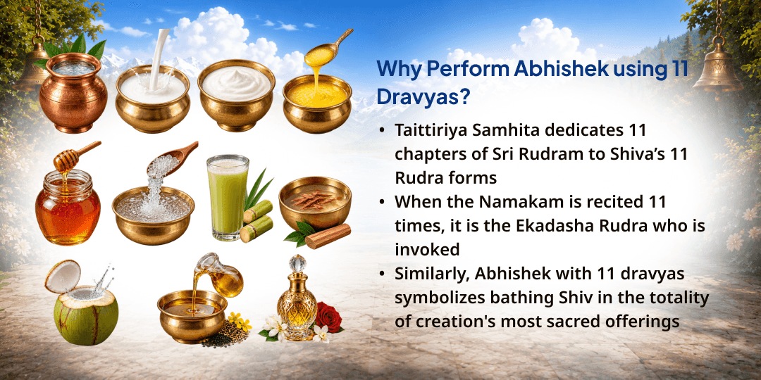 Antim Sawan Somwar Ekadasa 11 Dravya Maha Abhishek