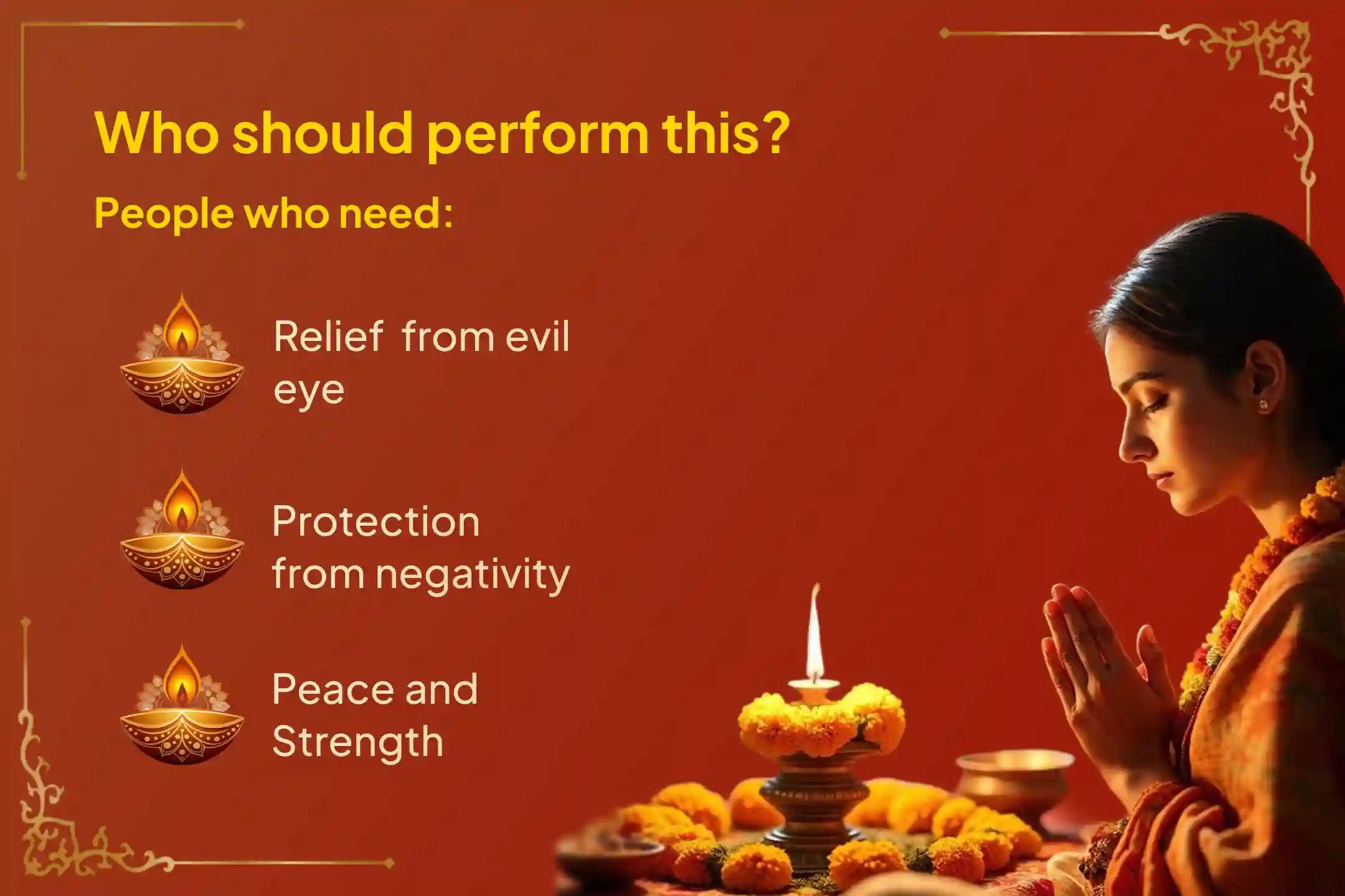 🕉️ Participate in the Masa Durga Ashtami special Chandi Homa at the powerful Kalighat Shaktipeetha for getting rid of evil eye, nazar dosha, or negativity🙏