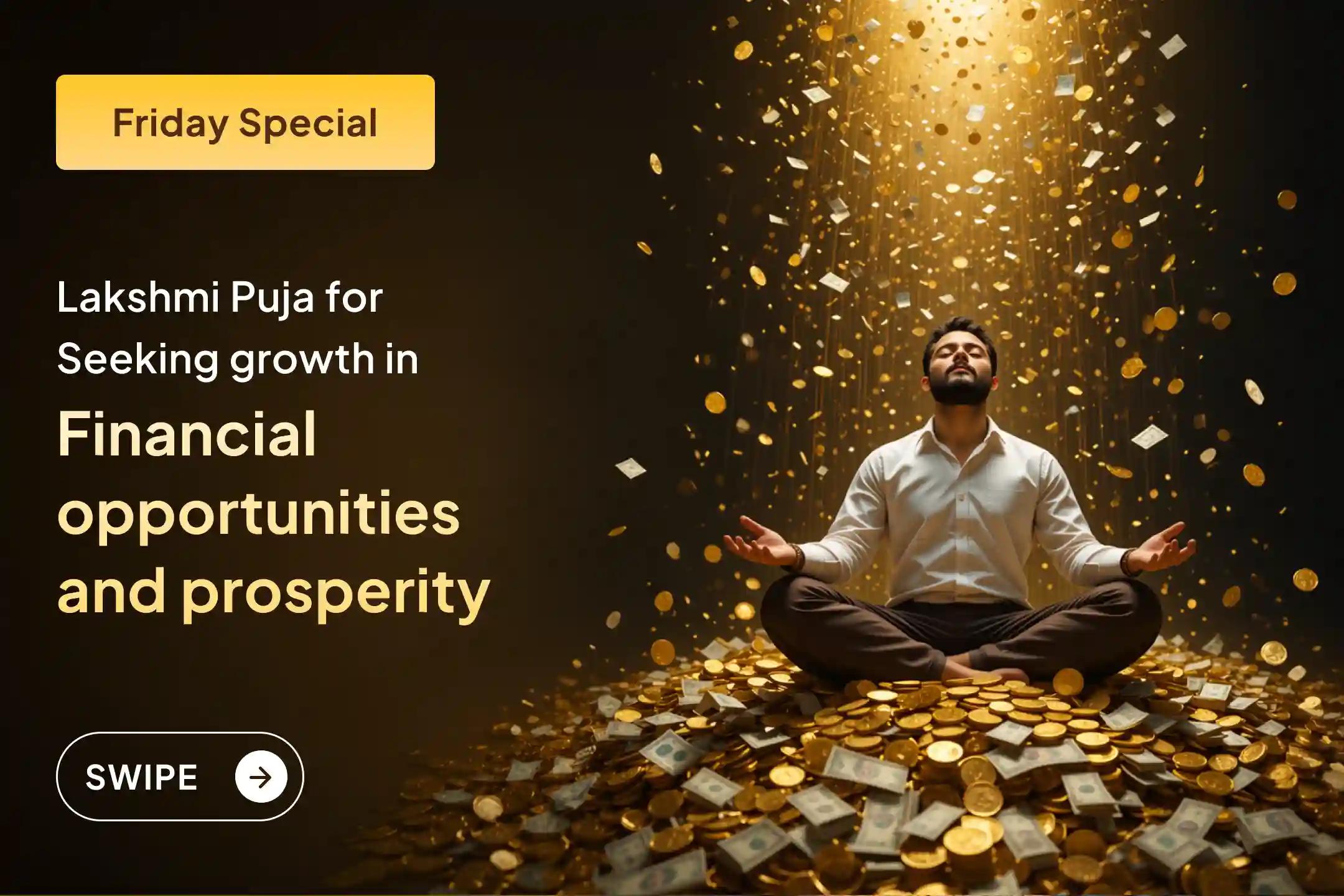 🌸 Receive the divine blessings of Goddess Lakshmi for wealth and prosperity through this sacred puja!
