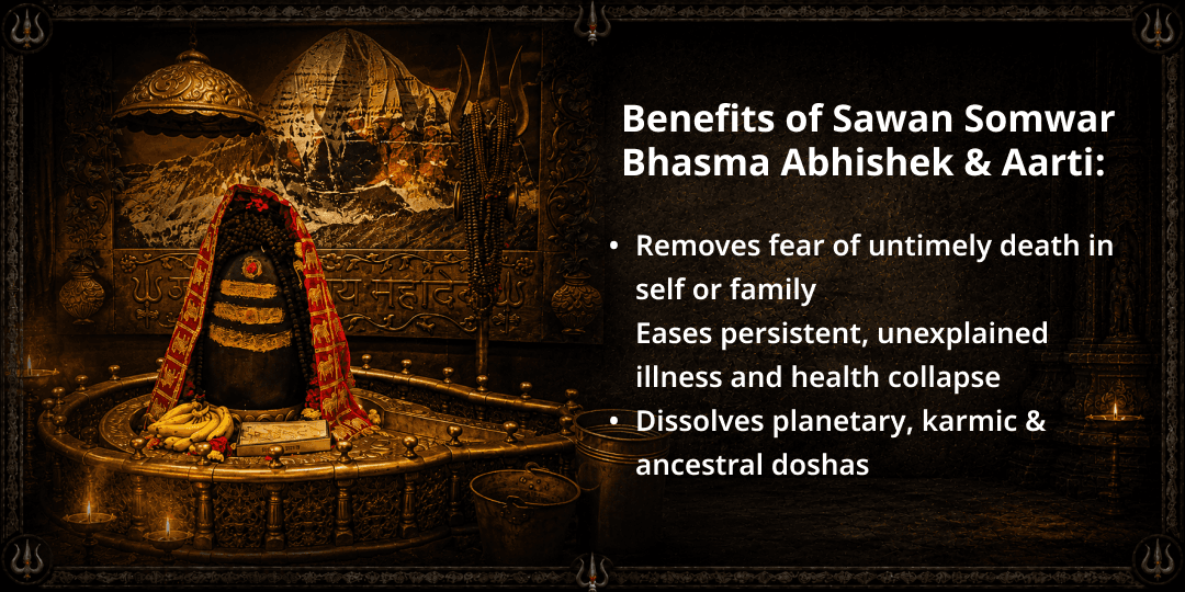 Sawan Somwar Mahakaal Nagri Mahamrityunjaya Math Mahakaal Lok Bhasma Abhishek & Aarti  