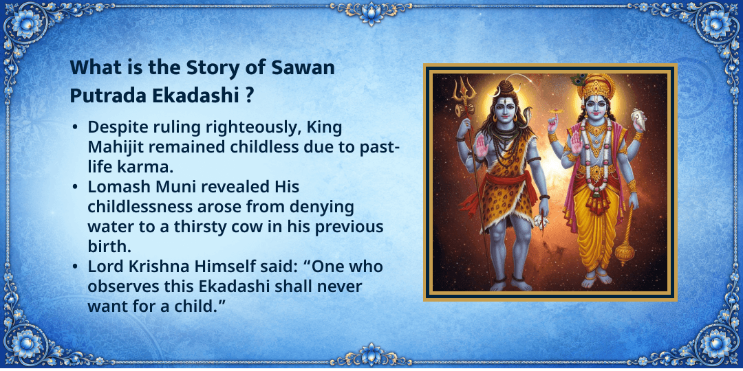 Sawan Putrada Ekadashi Santan Suraksha Mahamrityunjay Mandir Chadhava 