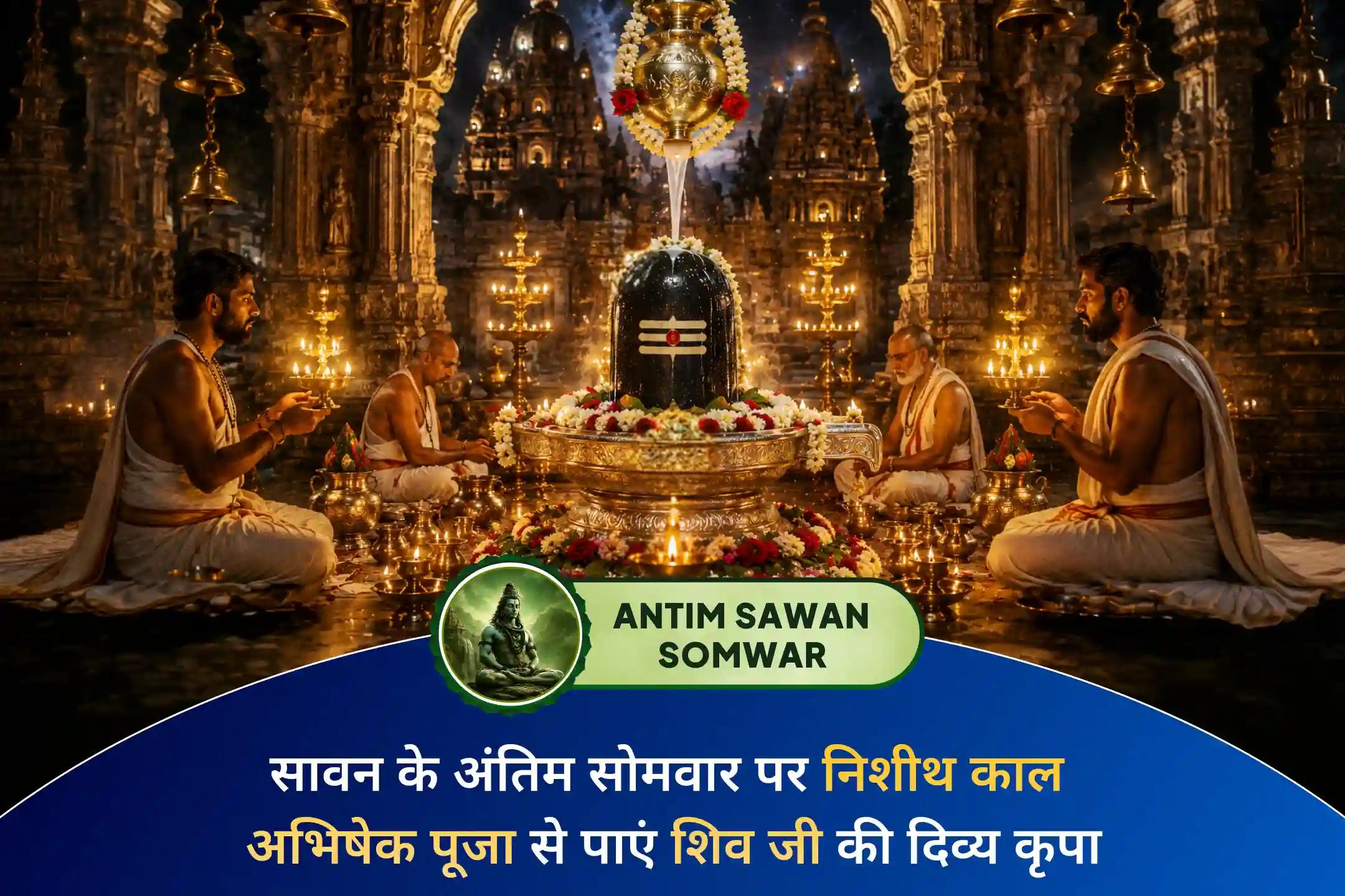 🌙 जब सावन के अंतिम सोमवार पर पवित्र निशीथ काल का समय आता है, तब काशी के ओंकारेश्वर महादेव मंदिर में प्रार्थना से पाएं भगवान शिव का आशीर्वाद प्राप्त करने का अवसर।