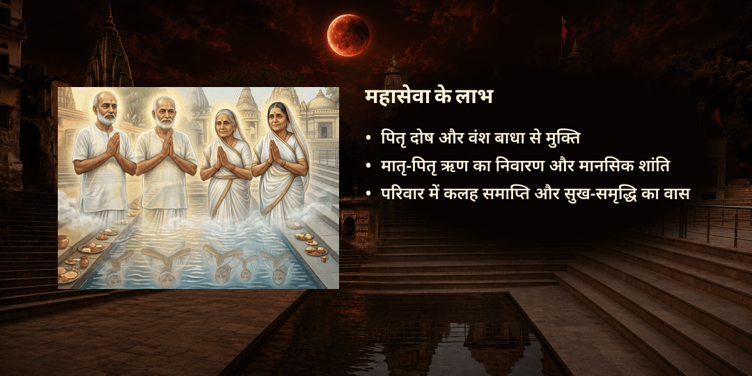 सावन पूर्णिमा चन्द्र-ग्रहण मातृ-पितृ ऋण मुक्ति महासेवा
