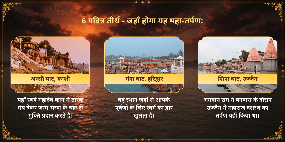 सावन ग्रहण पूर्णिमा पितृ तृप्ति 6 तीर्थ पितृ तर्पण