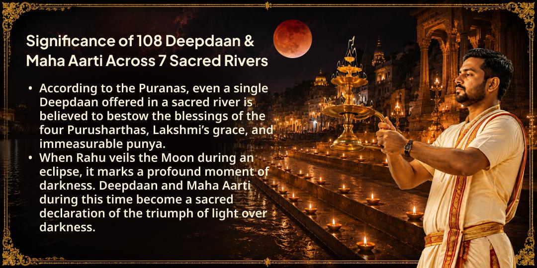 Sawan Grahan Purnima Ratri Sapt Nadi 108 Deepdaan & Grahan Kaal Maha Aarti