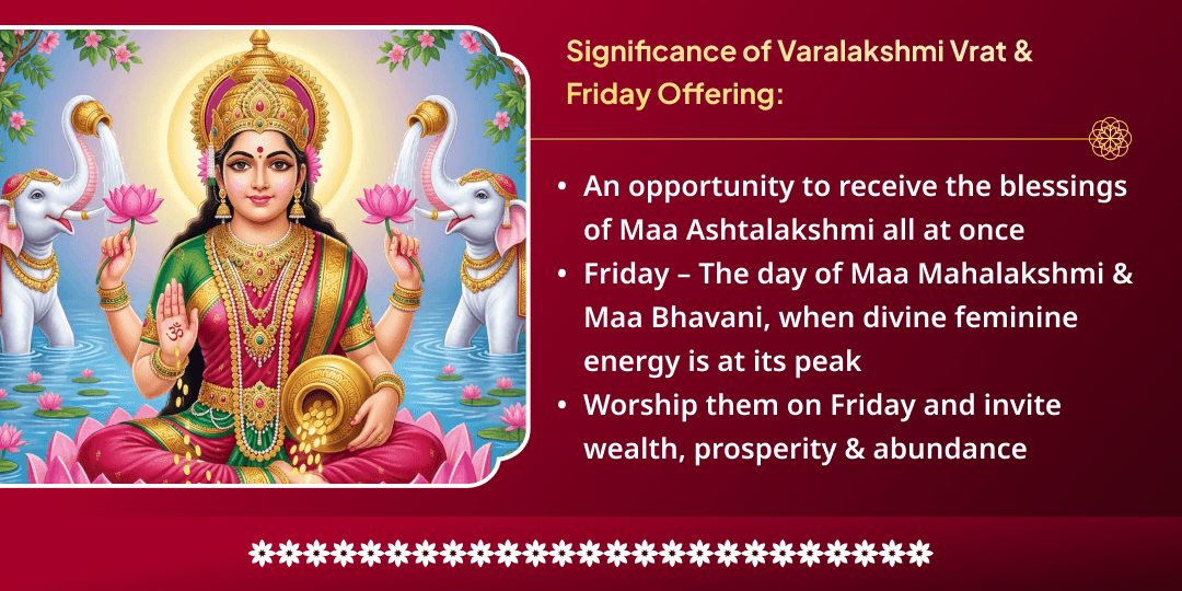 Varalakshmi Vrat Special Mahalakshmi-Tuljapur Bhavani Chadhava