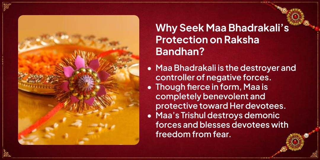 Raksha Bandhan Raksha Pradayini Maa Bhadrakali Rakhi Chadhava