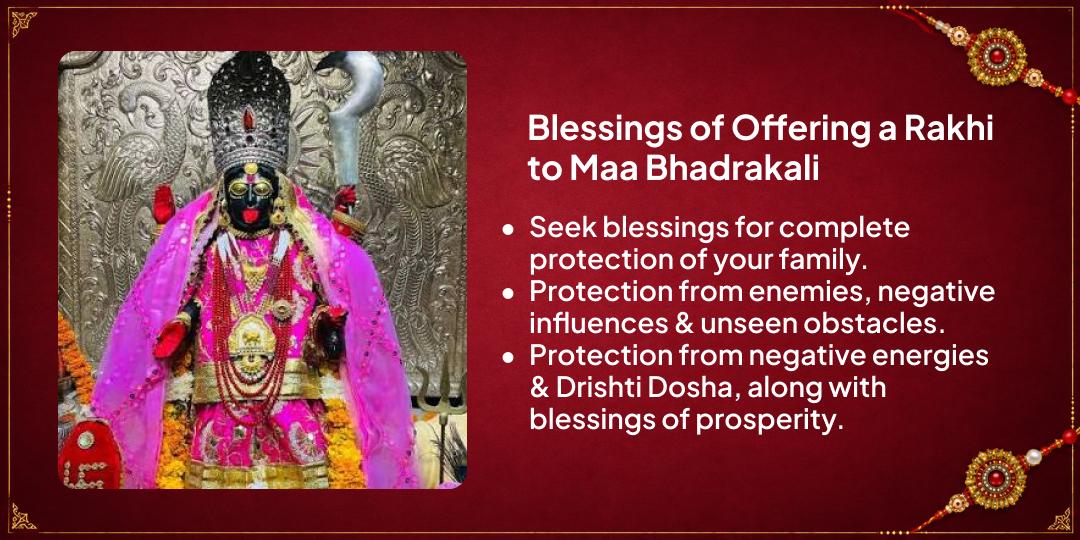 Raksha Bandhan Raksha Pradayini Maa Bhadrakali Rakhi Chadhava