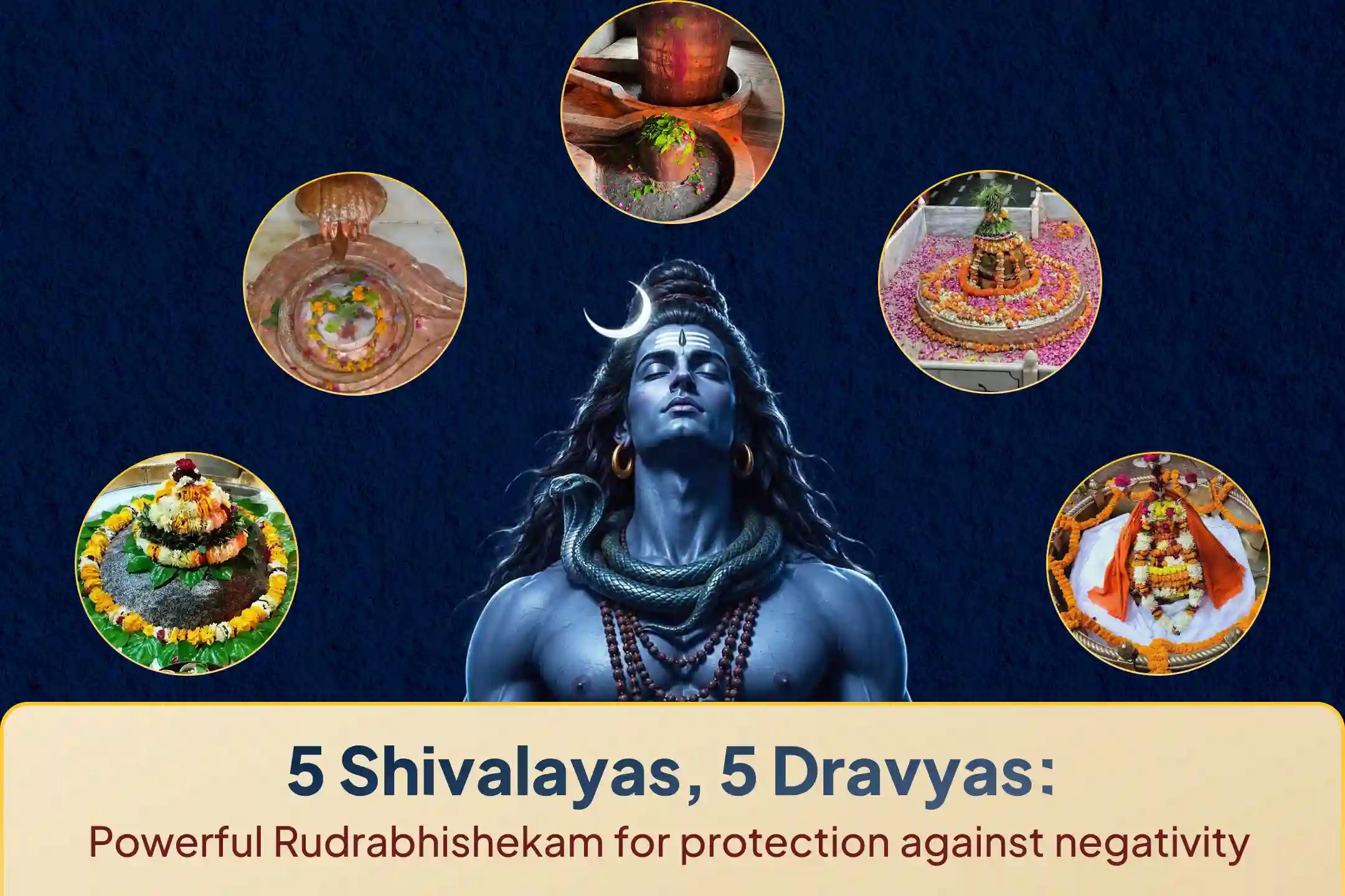 Participate in the sacred 'Shravana Kashi Special: Panch Shivalaya Rudrabhishekam and Panch Dravya Archana' performed across ancient Shiva temples in Kashi on Shravana Monday to seek Lord Shiva’s blessings for good health and protection.