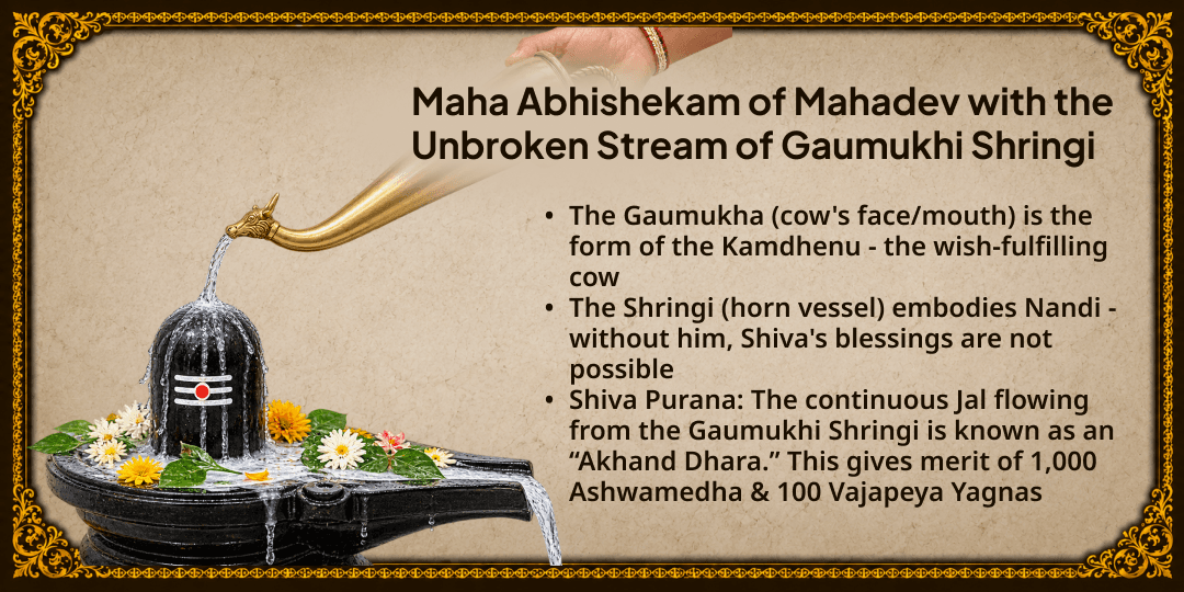 Sawan Grahan Purnima Someshwar Mahadev Gaumukhi Shringi Abhishek