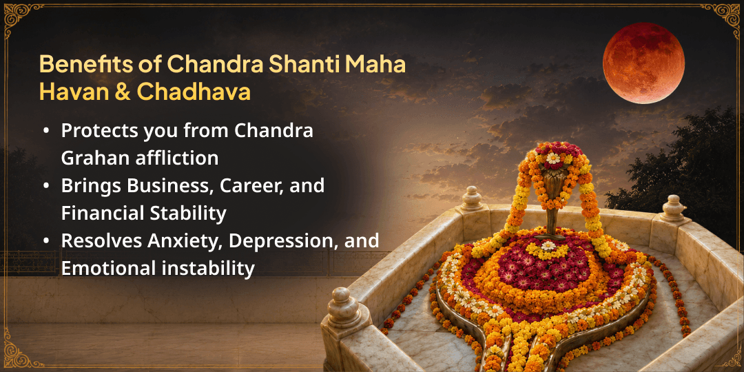Sawan Grahan Purnima Chandra Shanti 21 Havan Ahuti & Chadhava