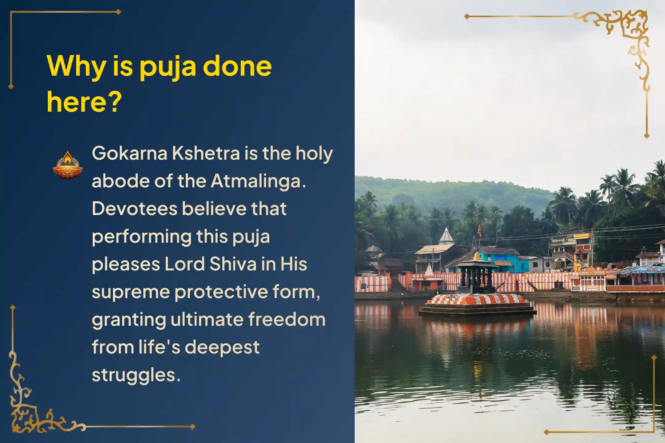 ಗ್ರಹಣ ಪೂರ್ಣಿಮೆಯ ಪವಿತ್ರ ದಿನದಂದು ಗೋಕರ್ಣ ಕ್ಷೇತ್ರದಲ್ಲಿ ಆಯೋಜಿಸಲಾಗಿರುವ ‘1,25,000 ಅಘೋರ ಮಂತ್ರ ಜಪ ಮತ್ತು ಪಿತೃ ಶಾಂತಿ ಪೂಜೆ’ಯಲ್ಲಿ ಪಾಲ್ಗೊಳ್ಳುವ ಮೂಲಕ ನಿಮ್ಮ ಭಯಗಳನ್ನು ದೂರವಾಗಿಸಿ, ಕರ್ಮದ ಹೊರೆಗಳನ್ನು ನಿವಾರಿಸಿಕೊಳ್ಳಿ ಹಾಗೂ ಪಿತೃಗಳಿಗೆ ಸದ್ಗತಿಯನ್ನು ಕರುಣಿಸಿ