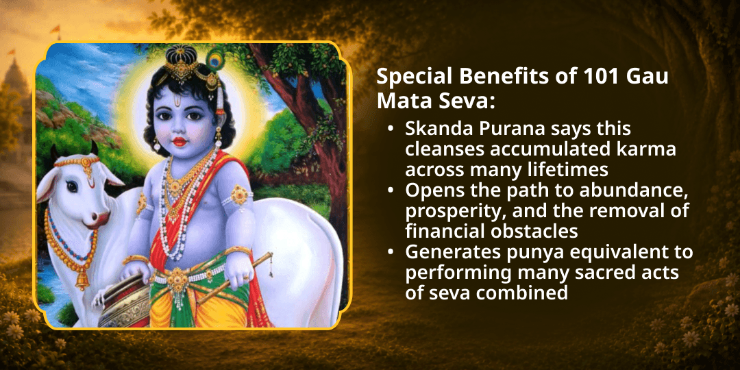 Janmashtami Shri Krishna Priya 101 Gau Mata Seva 
