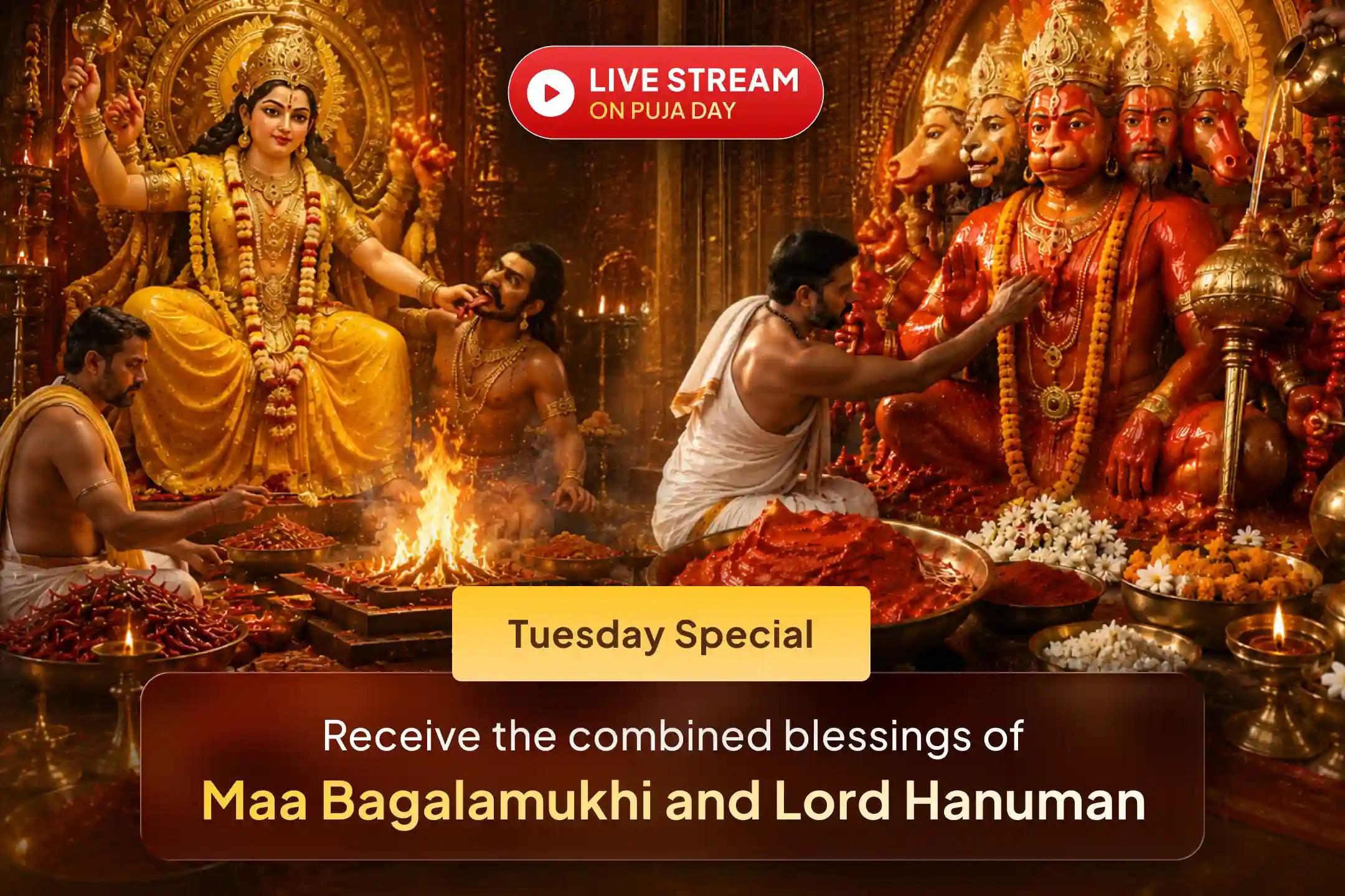 Receive the blessings of two divine powers amid life’s challenges.