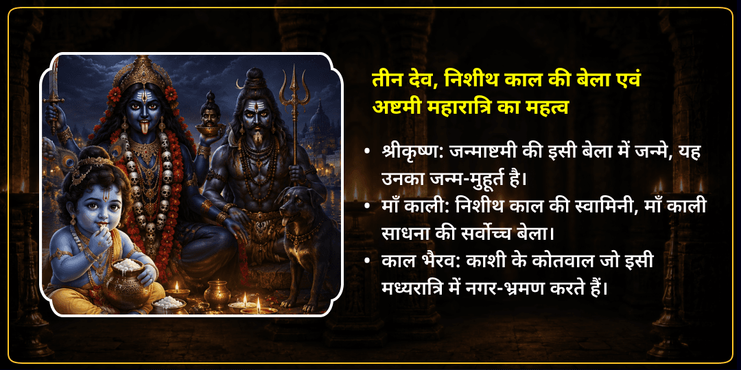 महारात्रि निशीथ काल विशेष श्री कृष्ण काली एवं काल भैरव चढ़ावा