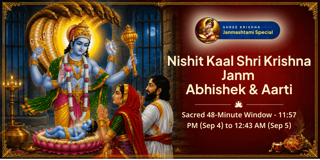 At the Exact Midnight Hour Krishna Was Born, Welcome Him with Janm Abhishek & Aarti at the Only Temple Where He Appeared Through a Parent's Love!