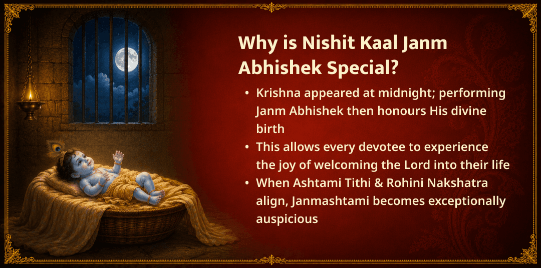 Janmashtami Special Nishit Kaal Shri Krishna Janm Abhishek & Aarti 
