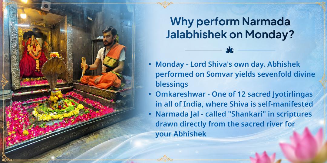 Mahadev’s Monday Shri Omkareshwar Jyotirlinga Narmada Jalabhishek