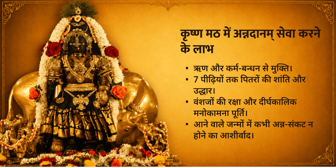 श्री कृष्ण जन्माष्टमी 25000 कृष्ण भक्त उडुपी अन्नदानम् महासेवा