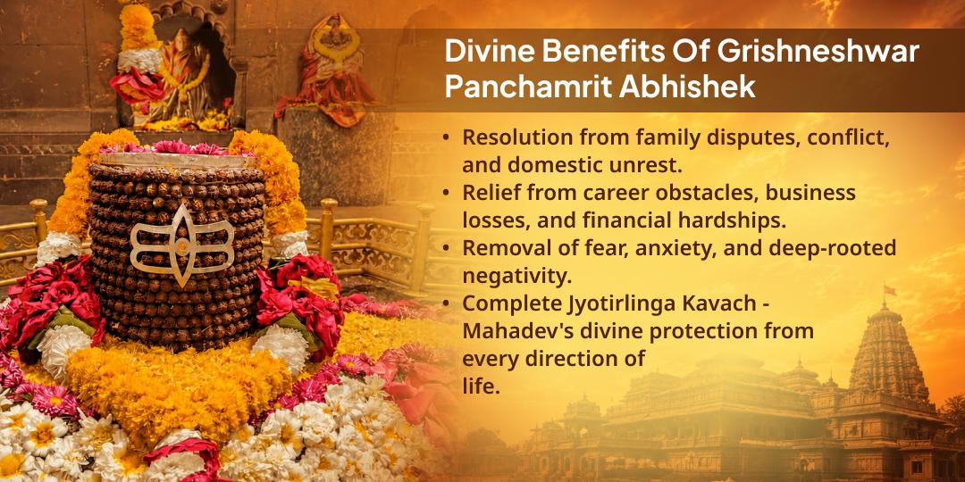 Mahadev’s Monday Shri Grishneshwar Jyotirlinga Panchamrit Abhishek