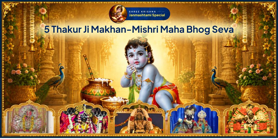 On His 5,253rd Birthday, Offer the One Bhog Krishna Chose for Himself at 5 of the Most Unique Krishna Temples on Earth! 