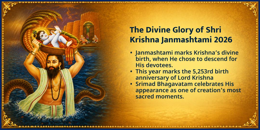 Shri Krishna Janmashtami 2026 5 Thakur Ji Makhan-Mishri Maha Bhog Seva 