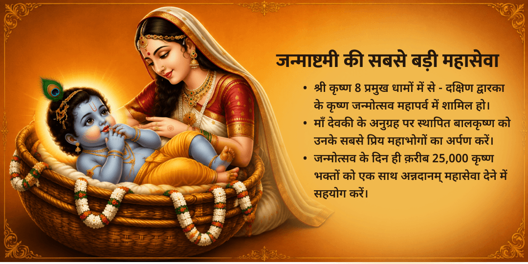 जन्माष्टमी उडुपी श्री कृष्ण मंदिर चढ़ावा एवं अन्नदानम् सेवा