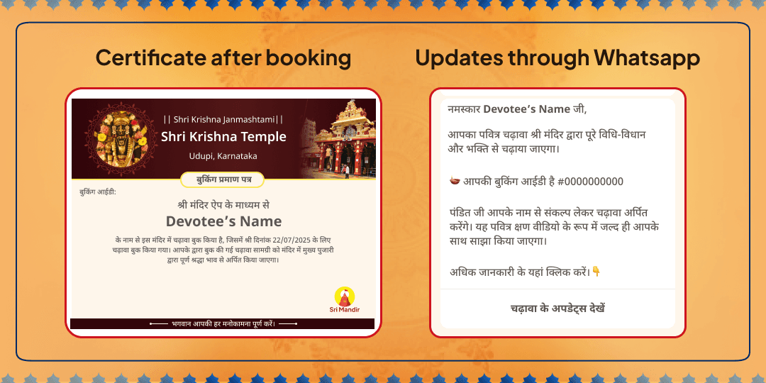 Shri Krishna Janmashtami Radha Sneh Bihari & Krishna Temple Udupi Chadhava & Annadanam Seva 