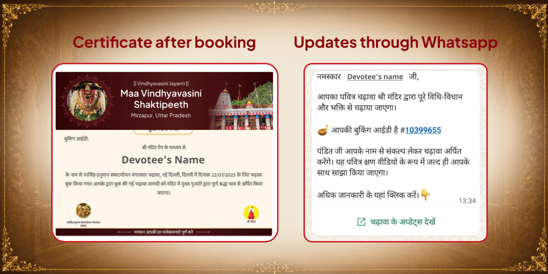 Vindhyavasini Jayanti Special Maa Vindhyavasini Shaktipeeth Chadhava 