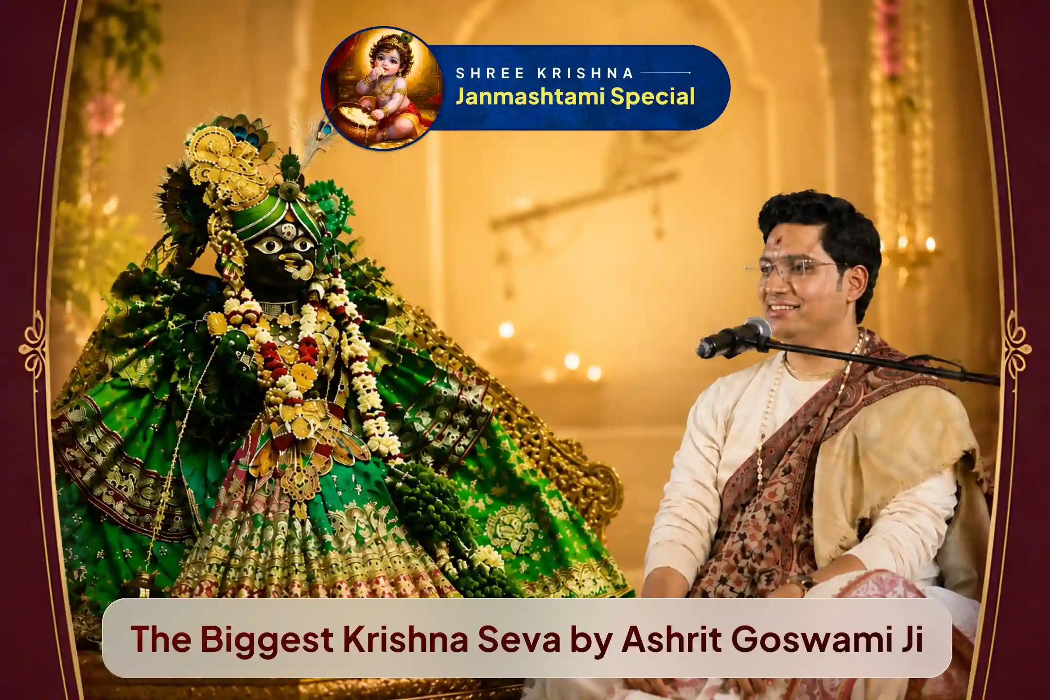 This Janmashtami, get your prayers offered by a devoted Krishna Bhakt in Vrindavan.