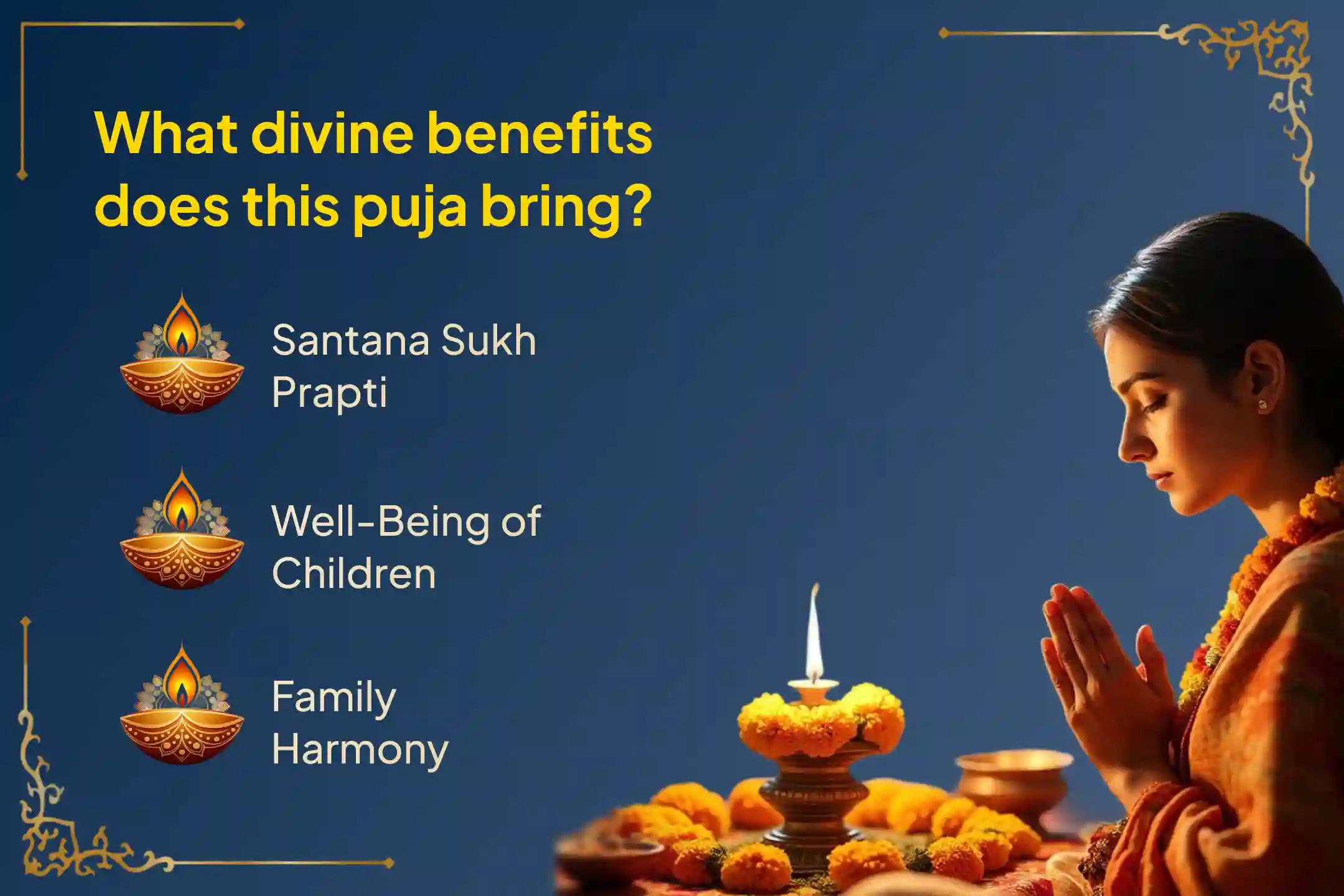 Participate in the 'Santana Gopala Krishna Mantra Homa' on Gokula Ashtami to seek Lord Krishna's divine blessings for Santana Sukh Prapti, child well-being, and family prosperity