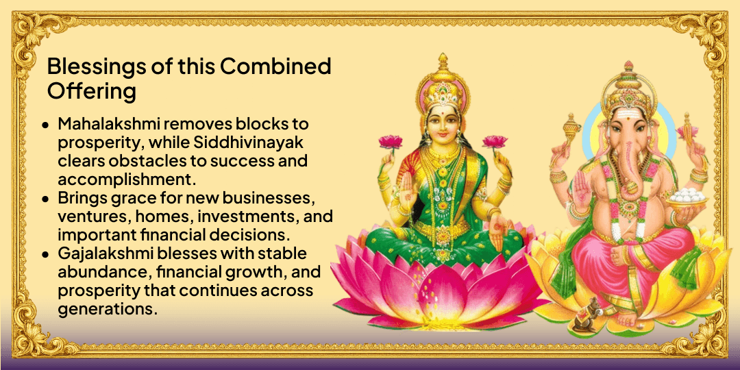 Ganesh Chaturthi Dhan-Siddhi Pradayak Mahalakshmi-Ganesh Chadhava