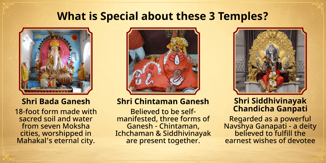Ganesh Chaturthi 3 Ganesh Temples Modak & Durva Chadhava 