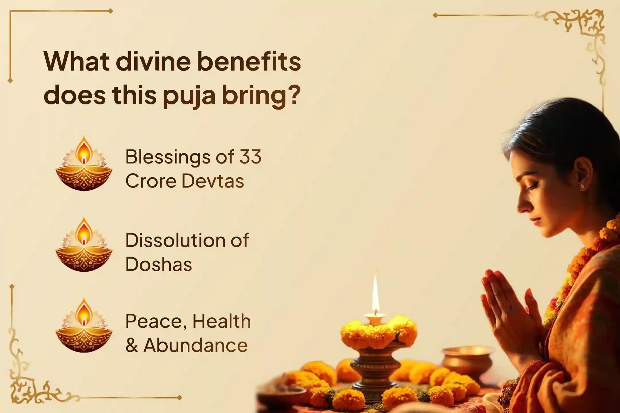 Participate in the 'Gau Pujan and Gau Seva' on Krishna Janmashtami to invoke the divine blessings of 33 crore deities and dissolve planetary doshas