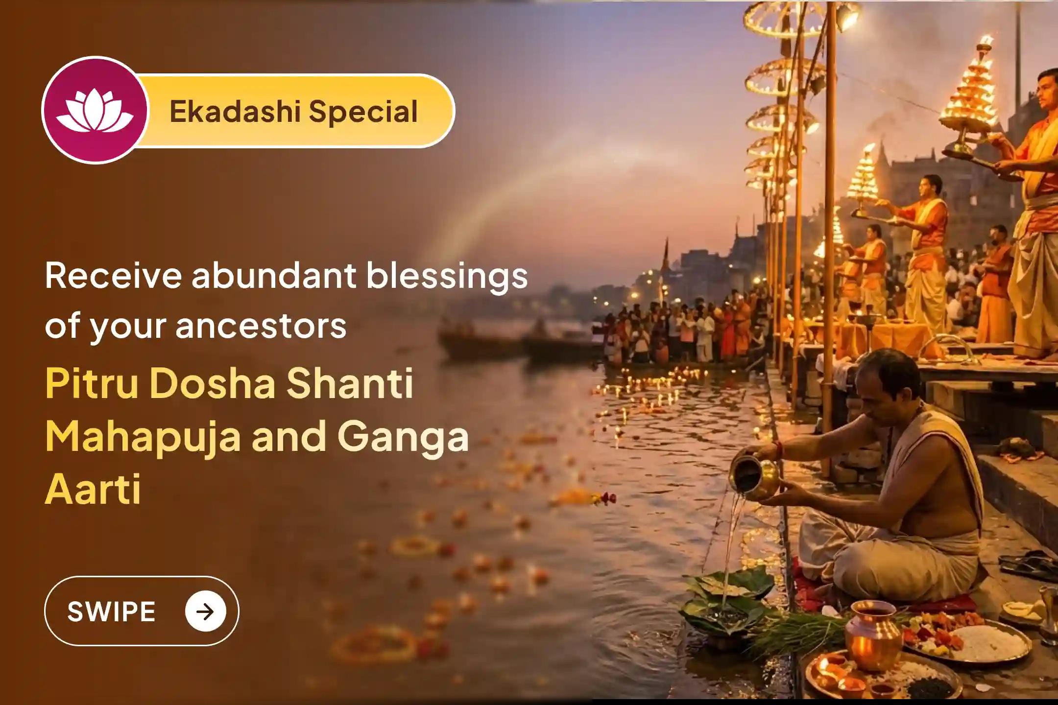 The Only Ritual in Kashi has been associated with ancestral rites and liberation. 