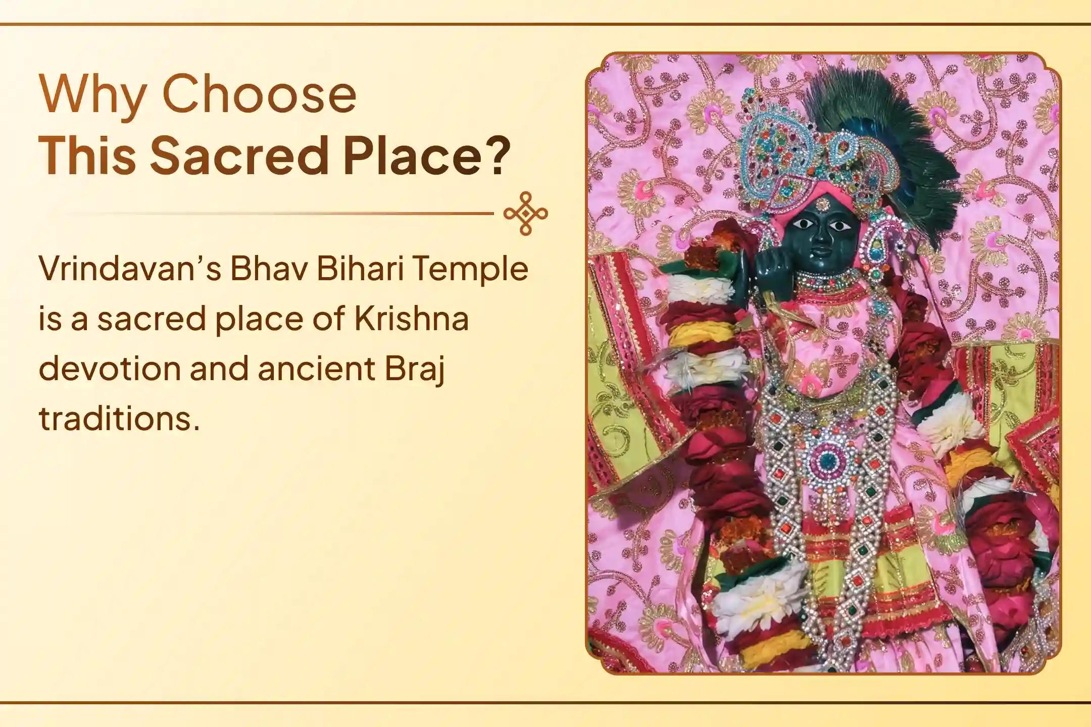 This Janmashtami, get your prayers offered by a devoted Krishna Bhakt in Vrindavan.